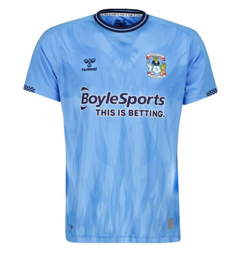 2021/22 Coventry City FC Home Kit Soccer Jersey